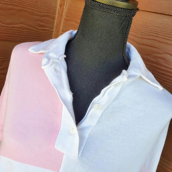 asos The Ragged Priest Oversized Rugby Shirt Dress with Back Print Women's XS - Picture 15 of 15